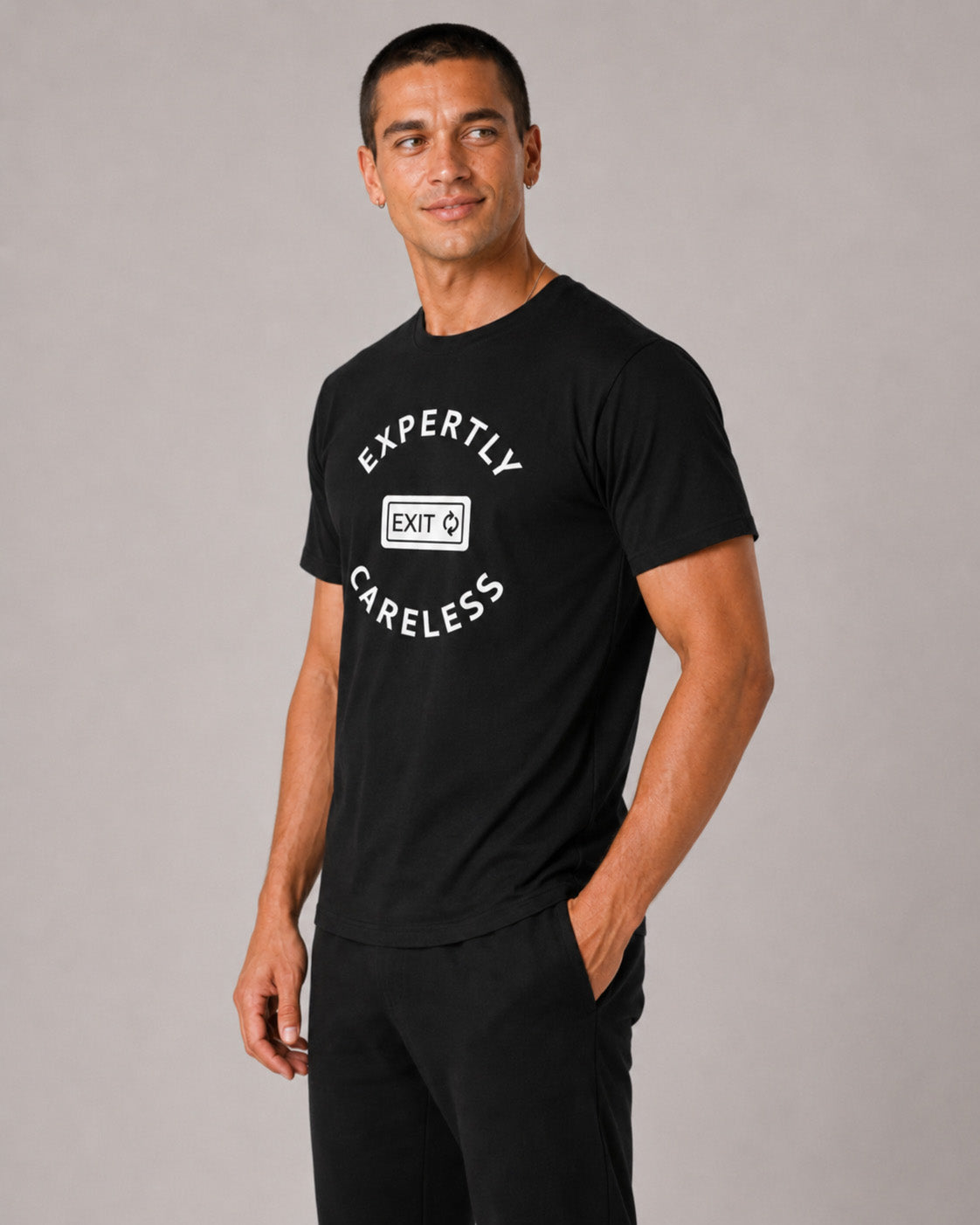 Expertly Careless — Minimalist Statement Graphic T-Shirt